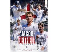 RJR PRINTS Jacob Bethell England Cricket Signed A4 Montage Photo Print With A Pre Printed Autograph Which Would Make A Great Gift For Any Fan.