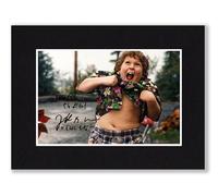 RJR PRINTS Jeff Cohen As Chunk Doing The Truffle Shuffle - The Goonies Signed 8x6 Inch Mounted Photo With Pre Printed Autographs That Would Make A Great Gift For Any Fan And Is Ready To Be Framed.