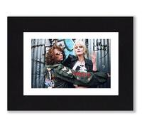 RJR PRINTS Jennifer Saunders & Joanna Lumley - Absolutely Fabulous - Signed 8x6 Inch Mounted Photo Print With Pre Printed Autograph That Would Make A Great Gift For Any Fan And Is Ready To Be Framed.