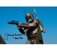 RJR PRINTS Jeremy Bulloch - Star Wars - Boba Fett Signed 6X4 Inch Photo With Pre Printed Signature Which Would Make A Superb Autograph Gift For Any Fan.