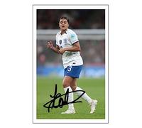 RJR PRINTS Jess Carter - England Ladies Lionesses Signed 6X4 Inch Photo With Print Pre Printed Signature Football/Soccer Autograph Gift