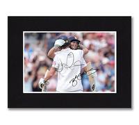 RJR PRINTS Joe Root & Ben Stokes England Ashes Cricket Stars Signed 8x6 Inch Mounted Photo Print With Pre Printed Signature That Would Make A Great Gift For Any Fan And Is Ready To Be Framed
