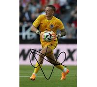RJR PRINTS Jordan Pickford - England Euro '24 Signed 6X4 Inch Photo With Pre Printed Signature Which Would Make A Superb Football Autograph Gift For Any Fan.