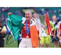 RJR PRINTS Katie McCabe Arsenal Ladies - 2025 Champions League Final Signed 12x8 Inch Montage Autograph Photo Print WIth A Pre Printed Signature Which Would Make A Superb Gift For Any Fan.