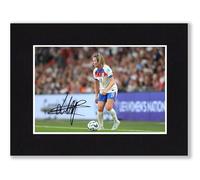 RJR PRINTS Lauren Hemp - England Lionesses Euro 2025 Signed 8x6 Inch Mounted Photo Print With Pre Printed Signatures That Would Make A Great Gift For Any Fan And Is Ready To Be Framed.