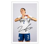 RJR PRINTS Lucy Bronze - England Lionesses Signed 6X4 Inch Photo Print Pre Printed Signature Football/Soccer Autograph Gift