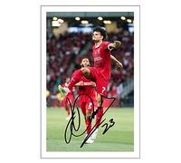 RJR PRINTS Luis Diaz - Liverpool 2023/4 Signed 12x8 Inch Photo Print Pre Printed Signature Autograph Football Gift