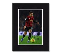 RJR PRINTS Marcus Tavernier - Bournemouth Signed 8x6 Inch Mounted Photo Print With Pre Printed Signature That Would Make A Great Gift For Any Fan And Is Ready To Be Framed