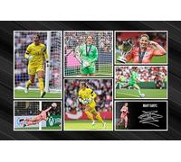 RJR PRINTS Mary Earps - England Lionesses Signed 12x8 Inch Montage Photo Print Pre-Printed Signature Autograph 2023 Womnen's World Cup Football Gift