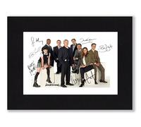 RJR PRINTS NCIS Cast Multi Signed 8x6 Inch Mounted Photo Print With Pre Printed Autograph That Would Make A Great Gift For Any Fan And Is Ready To Be Framed.