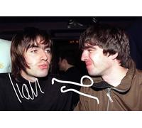 RJR PRINTS Noel & Liam Gallagher Of Oasis Signed 6X4 Inch Autograph Photo Print With A Pre Printed Signature Which Would Make A Great Gift For Any Fan,