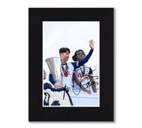 RJR PRINTS Pape Sarr & Heung-Min Son -Tottenham Hotspur 2025 Europa League Final Signed 8x6 Inch Mounted Photo Print With Pre Printed Signatures That Would Make A Great Gift For Any Fan.