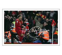 RJR PRINTS Roberto Firmino - Liverpool 7-0 Signed 12x8 Inch Photo Print With Pre Printed Signature Soccer Autograph Gift