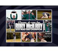 RJR PRINTS Rory McIlory - 2025 Golf Masters Champion Signed A4 Montage Autograph Photo Print WIth Pre Printed Signature Which Would Make A Superb Gift For Any Fan.