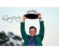 RJR PRINTS Rory McIlroy Signed 12x8 Inch 2025 Masters Golf Montage Autograph Photo Print WIth Pre Printed Signatures Which Would Make A Superb Gift For Any Fan.