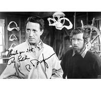 RJR PRINTS Roy Scheider & Richard Dreyfuss - Jaws Signed 6X4 Inch Photo With Pre Printed Signature Which Would Make A Superb Autograph Gift For Any Fan.