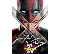 RJR PRINTS Ryan Reynolds & Hugh Jackman, Deadpool And Wolverine, Signed 12x8 Inch Autograph Photo With Print Pre Printed Signatures Which Would Make A Great Gift For Any Fan