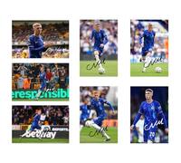 RJR PRINTS Set Of 7 Cole Palmer Chelsea Signed 6X4 Inch Photos With Pre Printed Signatures Which Would make A Great Gift For Any Fan