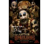 RJR PRINTS Sid Haig Captain Spaulding A4 Montage Photo Print with Printed Signature | Premium Unframed Horror Wall Art | Cult Movie Collector Gift | Home Décor