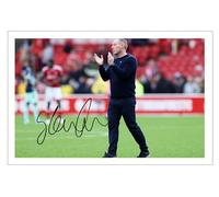 RJR PRINTS Steve Cooper - Nottingham Forest Signed 6X4 Inch Photo Print Pre Printed Signature Football/Soccer Autograph Gift