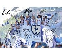 RJR PRINTS Tottenham Hotspur - 2025 Europa League Final Winning Team Signed 12x8 Inch Montage Autograph Photo Print WIth Pre Printed Signatures Which Would Make A Superb Gift For Any Fan.