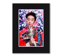 RJR PRINTS Wu Yize, 2026 World Snooker Champion Signed 8x6 Inch Mounted Photo Print With Pre Printed Signature That Would Make A Great Gift For The Fan And Is Ready To Be Framed