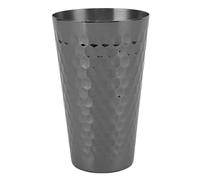 Rjrjc 304 Stainless Steel Hammered Mug, Moscow Mule Cup for Bar and Home, Traditional Design Silver Finish Drinking Tumbler (Negro chapado)