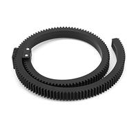 Rjrjc Adjustable Follow Focus Lens Gear Ring Belt, Rubber Plastic DSLR Camera Accessory for Professional Videography, Ideal for Filmmakers