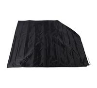 Rjrjc Cart Cover Windproof Sunproof Oxford Fabric with PA Silver Coating for Club Car Protection 95.28x48.03x66.14in Black
