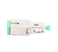 Rjrjc Conector de fibra óptica Ángulo SC Adaptador convertidor de fibra óptica híbrido macho a hembra físico Reutilizable Baja pérdida Alto rendimiento para red de comunicación de fibra