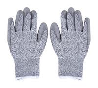 Rjrjc Guantes de protección contra cortes a prueba de aceite con revestimiento de PU HPPE para trabajadores de fábrica de maquinaria de carpintería guantes de seguridad antideslizantes