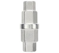 Rjrjc Hex Axle Spindle Socket Adapter 4in1 Heavy Duty Universal Front Wheel Tool 17 19 22 24mm for Motorcycle ATV Chrome Molybdenum Silver 150lbs Torque
