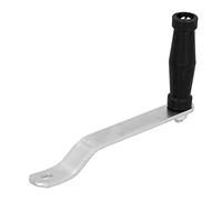 Rjrjc Manija de cabrestante ergonómica, manivela de agarre cómodo, accesorio de repuesto para remolque de barco marino, Metal resistente, fácil de instalar