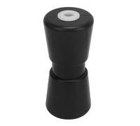Rjrjc Rodillo para Remolque de Barcos de Alta Resistencia Tope de Proa de Goma Negro para Remolques de Yates 19 x 8 cm Apertura Central de 17 mm Compatible con Paneles de 8 Pulgadas