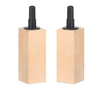 Rjrjc Wooden Air Stone Diffuser Set, With Natural Material and Fine Bubble Output, For Aquarium Fish Tank Oxygenation, 2 Pieces (S)