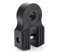 RJSPHH Winch Shackle Mount Flat Hook Black with Iron Pin & Rubber Guard -30,000 LB Capacity Universal Fit for ATV UTV SUV Pickup Trucks