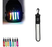 RJSQAQE Reflective Keychain,Reflective Backpack Tags Glow in the Dark Keychain,High Visibility Reflective Safety Tags Reflective Pendants Reflective Gear for Clothes Dog Collar Cycling Running