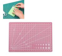 RJSQAQE Self Healing Sewing Mat,A3 Rotary Cutting Mat Double Sided 5-Ply Craft Cutting Board for Fabric Quilting Patchwork Arts Hobby Project,Cutting mat for Craft Sewing Scrapbooking (Pink)