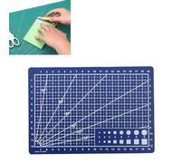 RJSQAQE Self Healing Sewing Mat,A3 Rotary Cutting Mat Double Sided 5-Ply Craft Cutting Board for Fabric Quilting Patchwork Arts Hobby Project,Cutting mat for Craft Sewing Scrapbooking (Blue)
