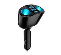 RJSQAQE Universal Cigarette Lighter 12V-24V Socket Splitter Power Adapter 3.1A Charger With USB Display 120W Dual Car