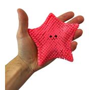 RJW Design Store - Cute Colour Changing or Matt Fidget Toys, Starfish Fidget Pet - Toy Set Stress Relief - Calming Gift Idea for Imagination, Play & Entertainment (Matt Pink)
