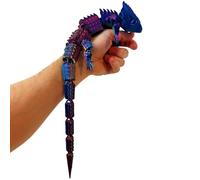 RJW Design Store - Giant Reptile Colour Changing Fidget Toys, Bearded Dragon Fidget Pet - Colour-Changing Fidget Toy Set Stress Relief Lizard - Calming Gift Idea (GIANT Colour Changing Gradient)