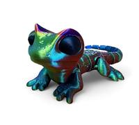 RJW Design Store - Large Gecko Reptile Colour Changing Fidget Toys, Gecko Fidget Pet - Colour-Changing Fidget Toy Set Stress Relief Lizard - Calming Gift Idea for Imagination, Play & Entertainment