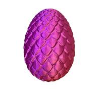RJW Design Store Ultimate Epic Fidget Dragon Egg Colour Changing Gradient - Articulated Dragon Stress Relief Sculpture - Eco-Friendly 3D Printed Fantasy Decor (Love - Egg Only)