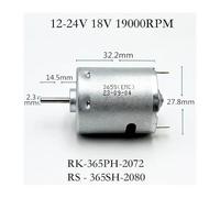 RK-365PH-2072 365SH-2080 Carbon Brush electronic starter DC12V-24V 18V 19000RPM High Speed ICXLPMC