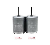 RK-370 370 electronic starter DC 3V 5V 6V 8V 12000RPM High Speed 24mm Carbon Brush electronic starter 17mm Long Shaft DIY Hobby Toy Model CZAOINCU(MODEL B 370-25110_8V)