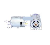 RK-380PH-4443 electronic starter DC 7.4V 14000RPM High Speed Large Power for RC Toy Car Boat Model Vacuum Cleaner Hair Dryer CZAOINCU