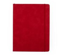 RK Journal Notebook - Red B5 Hardback | Classic Premium Design with Ribbon Marker & Elastic Closure | 192 Lined Pages, 80gsm Paper | Perfect for Journaling, Notes, College & Office