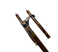 RK Nautical Instrument Folding Walking Stick, Cat Brass Handle, Victorian Style Cane, Three-Fold Design, Brown