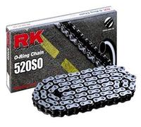 RK Racing Chain 520-SO-86 (520 Series) Steel 86 Link Traditional Street and Off-Road O-Ring Chain with Connecting Link